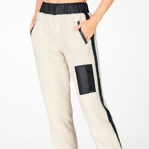 Fabletics Alaska Fleece Joggers with Black Trim